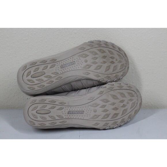 Skechers Breathe-Easy - Roll-With-Me Textile Women's 9 Taupe Trainers - Picture 5 of 7